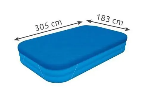 Bestway 58108 Rectangle Pool Cover - გასაბერი აუზის გადასაფარებელი ტენტი, 2 image