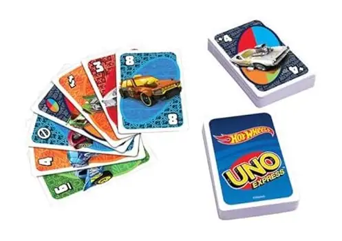 Hot Wheels Uno Express - უნო თამაში ჰოთ ვილსის თემატიკით, 4 image