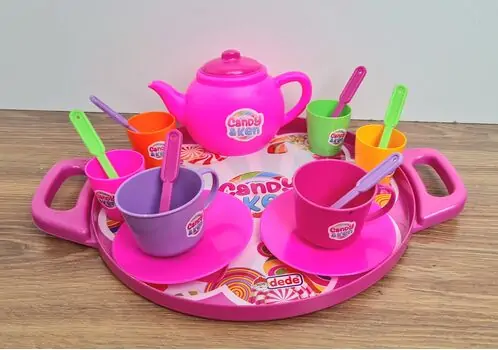 Dede CANDY&KEN TRAY  TEA SET სათამაშო სამზარეულოს აქსესუარები 01593, 6 image