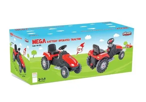 Pilsan-ის ელექტრო ტრაქტორი 05 276 MEGA 12V BATTERY OPERATED TRACTOR GREEN, 2 image