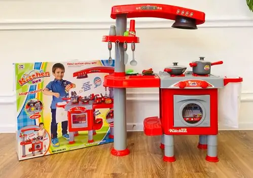 KITCHEN SET REAL ACTION  ფუნქციური საბავშვო სამზარეულო, 2 image