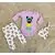 Minnie Mouse ONE, Purple 3in1 ახალშობილის ტანსაცმლის ნაკრები POLİFONİ 1110, ზომა: 6-9 თვე