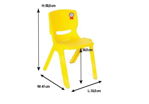 Pilsan-ის საბავშვო სკამი 03 461 HAPPY CHAIR DARK GREEN, 4 image