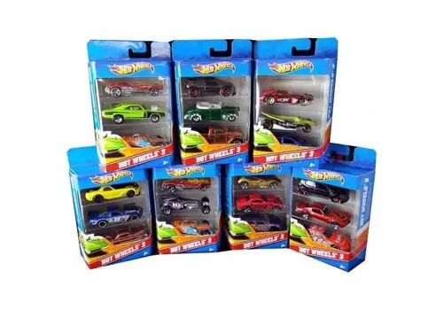 HOT WHEELS BASIC CAR 3-pack MTL-K5904 საბავშვო სათამაშო მანქანების კომპლექტი