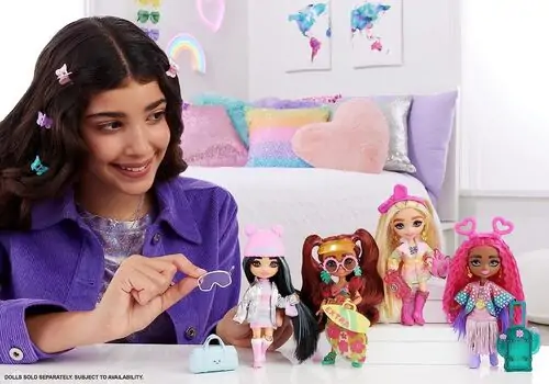 Barbie Extra Minis Travel Doll with Accessories - ბარბის თოჯინა, 5 image