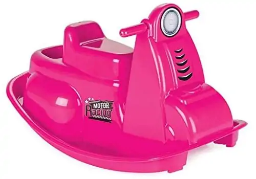 Pilsan Rocking Motorcycle Pink გადასაჯდომი სარწეველა მოტოციკლი 06 178