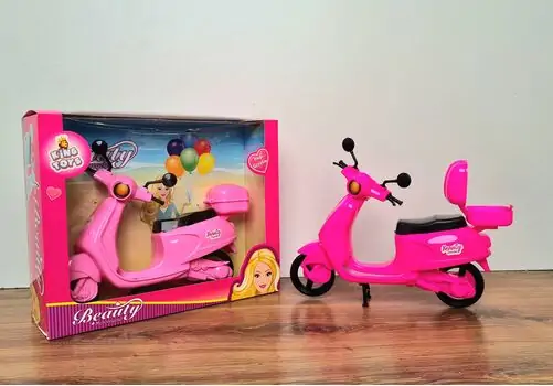 Beauty Motorcycle King Toys-ის თოჯინის სათამაშო  მოპედი