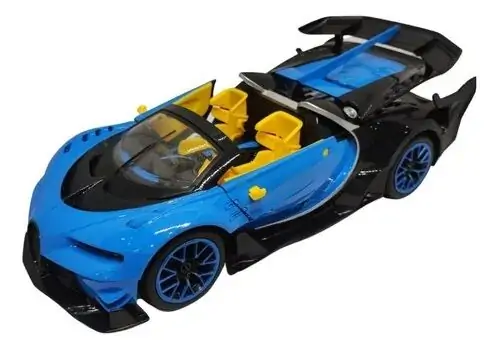 Bugatti RC Car Blue - სათამაშო დისტანციური მანქანა, 2 image