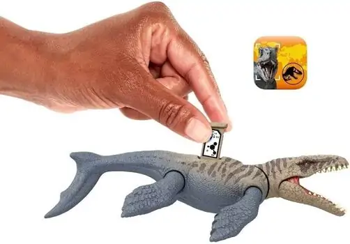 Jurassic World Dakosaurus Danger Pack Dinosaur HLN57 სათამაშო დინოზავრი, 4 image