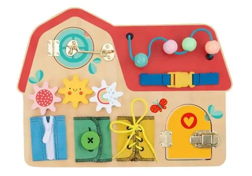 Tooky Toy Busy Board TH642 - ხის განსავითარებელი სათამაშო