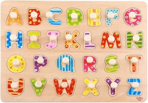 Alphabet Peg Puzzle - სათამაშო ფაზლი, 5 image
