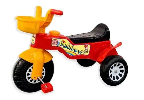 Pilsan-ის ველოსიპედი 07 116 RAINBOW TRICYCLE RED, 2 image