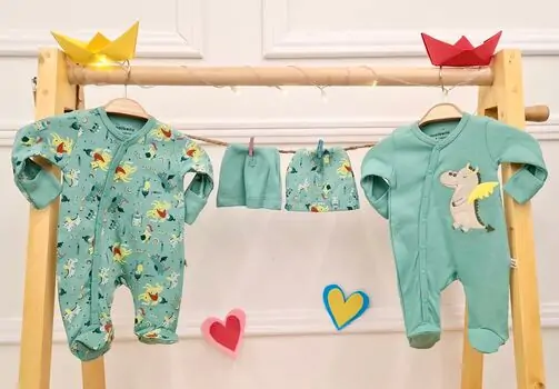 Cute Dragons Clothes Set - საბავშვო ტანსაცმლის ნაკრები