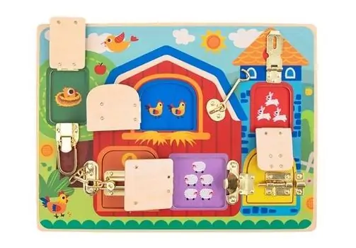 Tooky Toy TK044 Latches activity table-აქტივობის მაგიდა საკეტებით, 2 image
