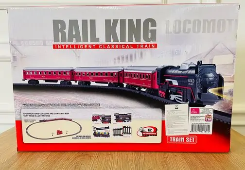 Rail King Train Set მატარებლის ტრეკი, 9 image