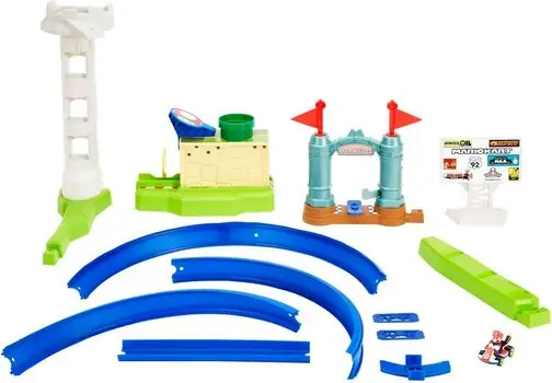 Hot Wheels Mariokart Circuit Slam Track Set - საბავშვო სათამაშო ტრასა, 5 image