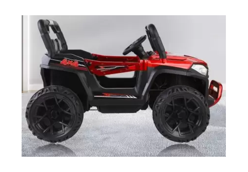 Buggy Red - ელექტრო მანქანა ტყავის სავარძლით, 3 image