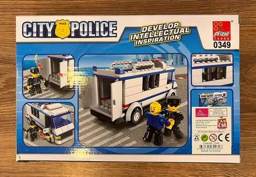 PEIZHI CITY POLICE საბავშვო კონსტრუქტორი, 2 image