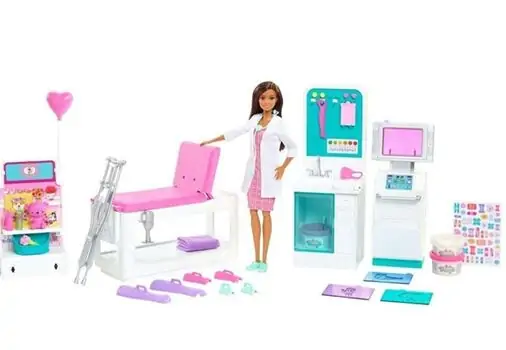 TRAUMATOLOGIST BARBIE Clinical Playset MTL-GTN61 ტრავმატოლოგი ბარბის თოჯინა და საექიმო ნაკრები, 3 image