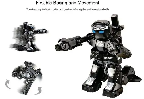 სათამაშო ბოქსიორი რობოტი- BATTLE ROBOTS, 8 image