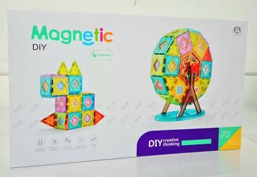 color window magnetic sheet Ferris wheel CH1033 მაგნიტური კონსტრუქტორი