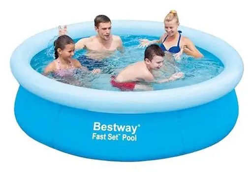 bestway 57392 Fast Set Round Inflatable Pool გასაბერი აუზი, 8 image