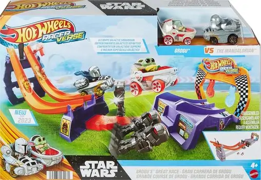 Hot Wheels RacerVerse Star Wars Track Set with Metal Hot Wheels Racing Cars - საბავშვო სათამაშო ტრასა, 6 image