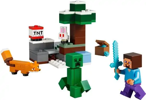 Lego Minecraft 21583 Steve's Taiga Adventure, 3 image