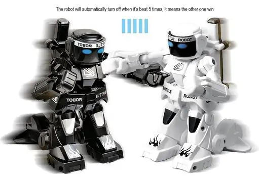 სათამაშო ბოქსიორი რობოტი- BATTLE ROBOTS, 9 image
