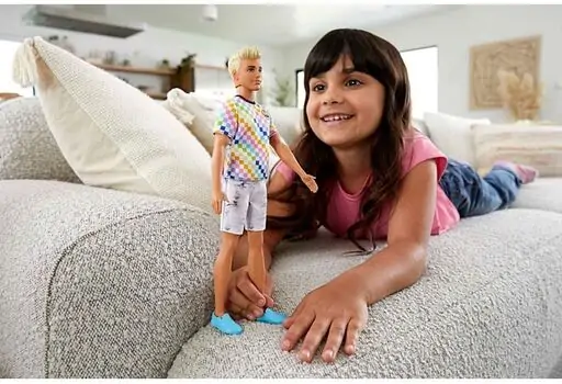 Barbie Ken Fashionistas Doll GRB90 თოჯინა მოდის სამყაროდან, 7 image