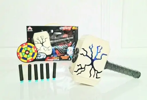 Thor's Hammer Blaster Shots With Soft Bullet - სათამაშო თოფი, 4 image