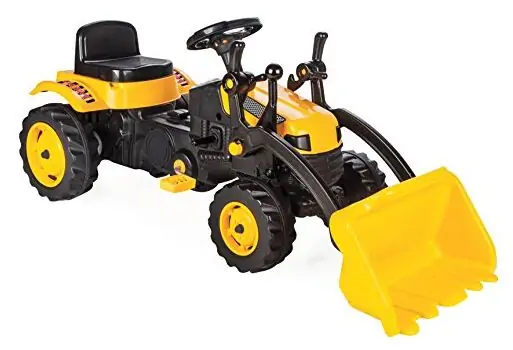 Pilsan-ის სათამაშო ტრაქტორი 07 315 ACTIVE PEDAL OPERATED TRACTOR WITH LOADER