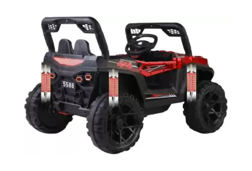 Buggy Red - ელექტრო მანქანა ტყავის სავარძლით, 2 image