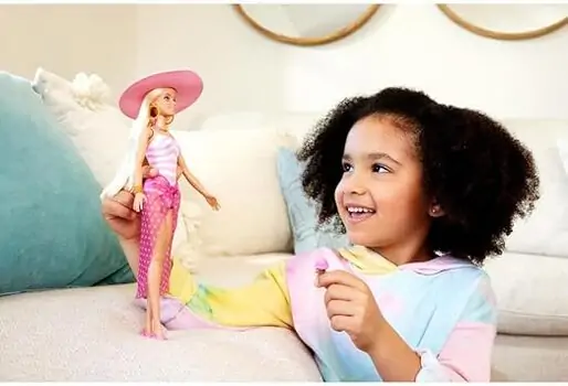 Barbie HPL73 Beach Blonde Doll-თოჯინა სანაპიროს აქსესუარით, 2 image