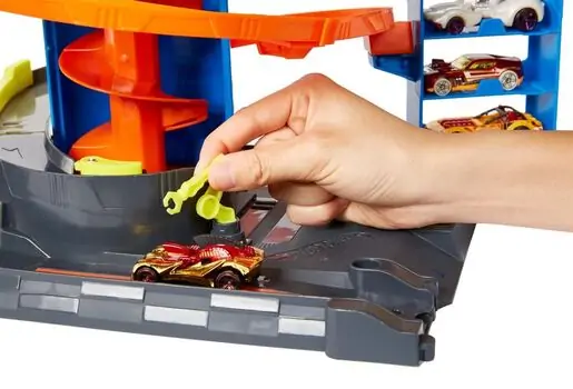 Hot Wheels Mega Garage For Kids MTL-GTT95 სათამაშო პარკინგი, 7 image