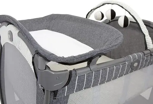 Graco CONTOUR ELECTRA SUITS ME ორ დონიანი საწოლ-მანეჟი, 7 image