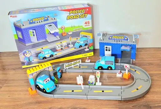 Dede 03322 POLICE  ROAD SET 48 PCS სათამაშო ტრასა, 2 image