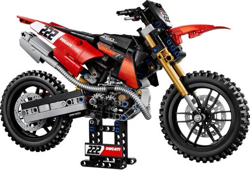 Lego Technic 42238 Ducati Desmo450 MX Factory Motorcycle, 2 image