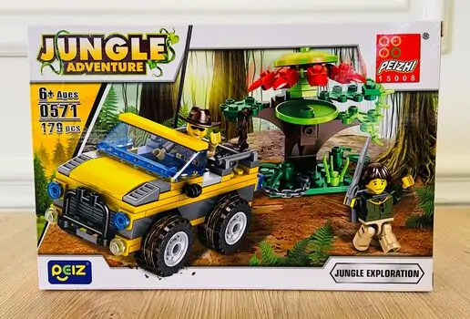 Jungle Adventure Constructor საბავშვო კონსტრუქტორი