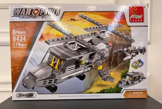 WARFIGHTER War Power conveyor საბავშვო კონსტრუქტორი
