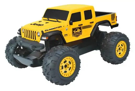 Jeep Gladiator Yellow - საბავშვო სათამაშო მანქანა დისტანციური მართვით, 2 image