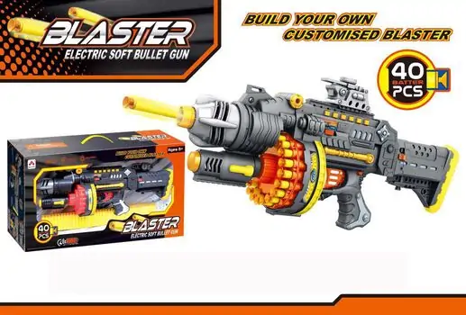 Electric Soft Bullet Gun Blaster - სათამაშო თოფი
