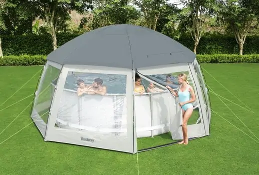 Bestway 58612 Round Pool Dome - ტენტი-პავილიონი აუზისთვის, 2 image