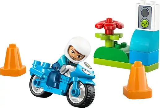 Lego Duplo 10471 Blue Police Motorcycle, 2 image