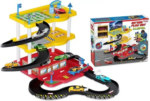 Dede 3 LEVEL PARKING PLAY SET სათამაშო პარკინგი 03068, 10 image