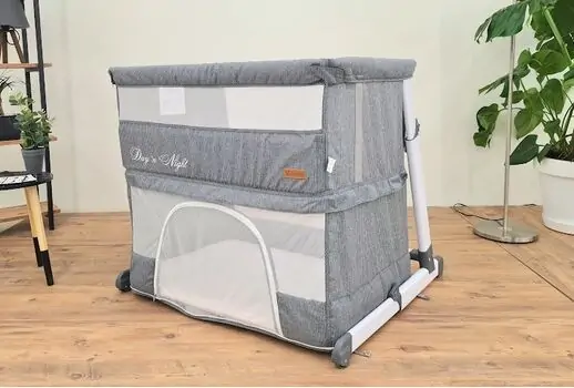 Cangaroo BABY CRIB 2 IN 1 DAY`N`NIGHT საბავშვო საწოლ-მანეჟი