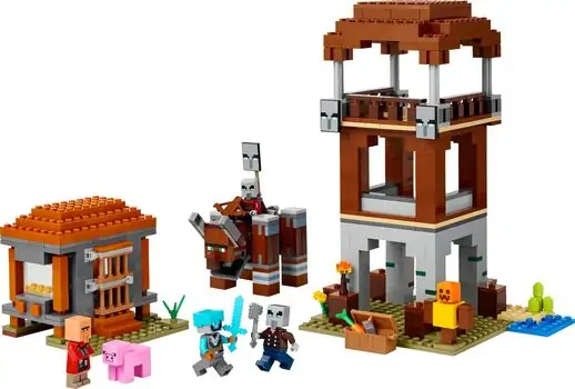 Lego Minecraft 21278 The Pillager Outpost and Ravager, 2 image