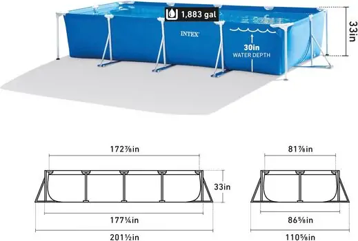 Intex 28273NP Frame Pool კარკასული აუზი, 7 image