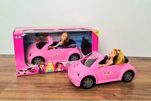 Beauty girl with car King Toys-ის თოჯინა მანქანით, 2 image