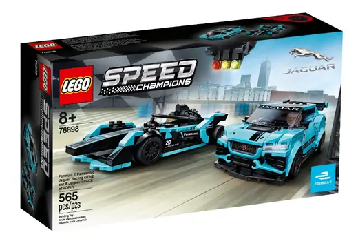LEGO Speed Champions 76898 Formula E Panasonic Jaguar Racing GEN2 car & Jaguar I-PACE